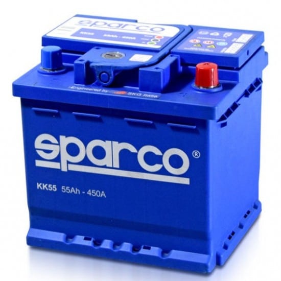 Εικόνα 1 από 1 — Μπαταρια Αυτοκινητου Sparco KK55 με Χωρητικότητα 55Ah και CCA 450A