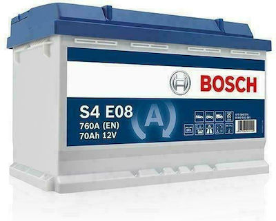 Εικόνα 1 από 1 — Μπαταρια Αυτοκινητου Bosch S4E08 70ah EFB CCA 760A Start/ Stop