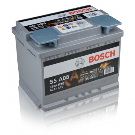Εικόνα 1 από 1 — Μπαταρια Αυτοκινητου Bosch S5A05 60ah EFB CCA 680A Start/ Stop