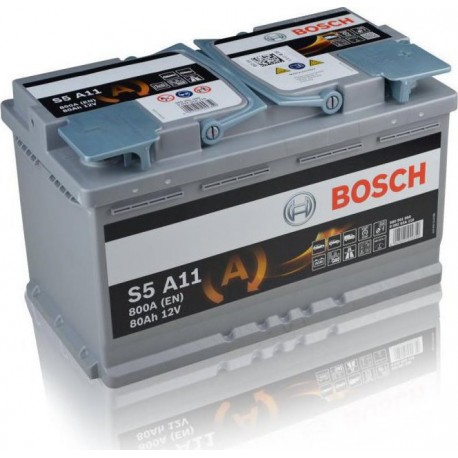 Εικόνα 1 από 1 — Μπαταρια Αυτοκινητου Bosch S5A11 80ah AGM CCA 800A Start/ Stop