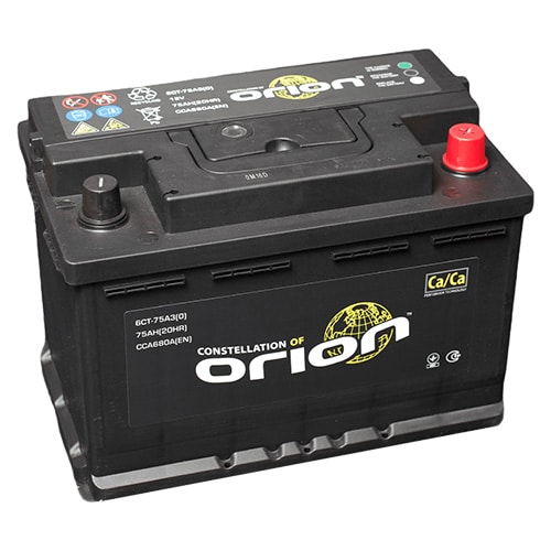 Εικόνα 1 από 1 — Μπαταρια Αυτοκινητου Orion 75Ah CCA 680A