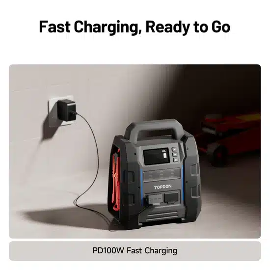 Εικόνα 7 από 9 — Εκκινητής λιθίου TOPDON V4500 PLUS 4500A