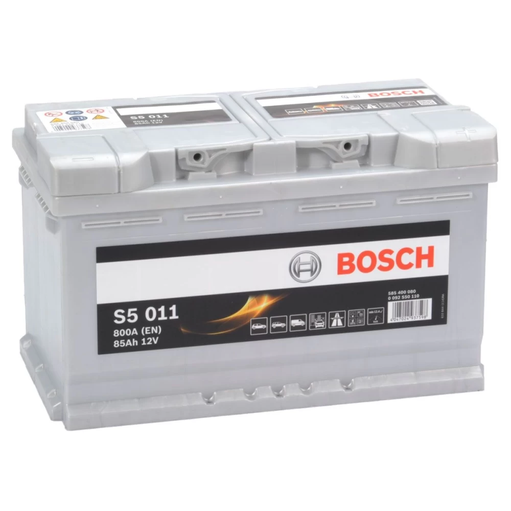 Εικόνα 1 από 1 — Μπαταρία Αυτοκινήτου BOSCH 85Ah 800A S5011