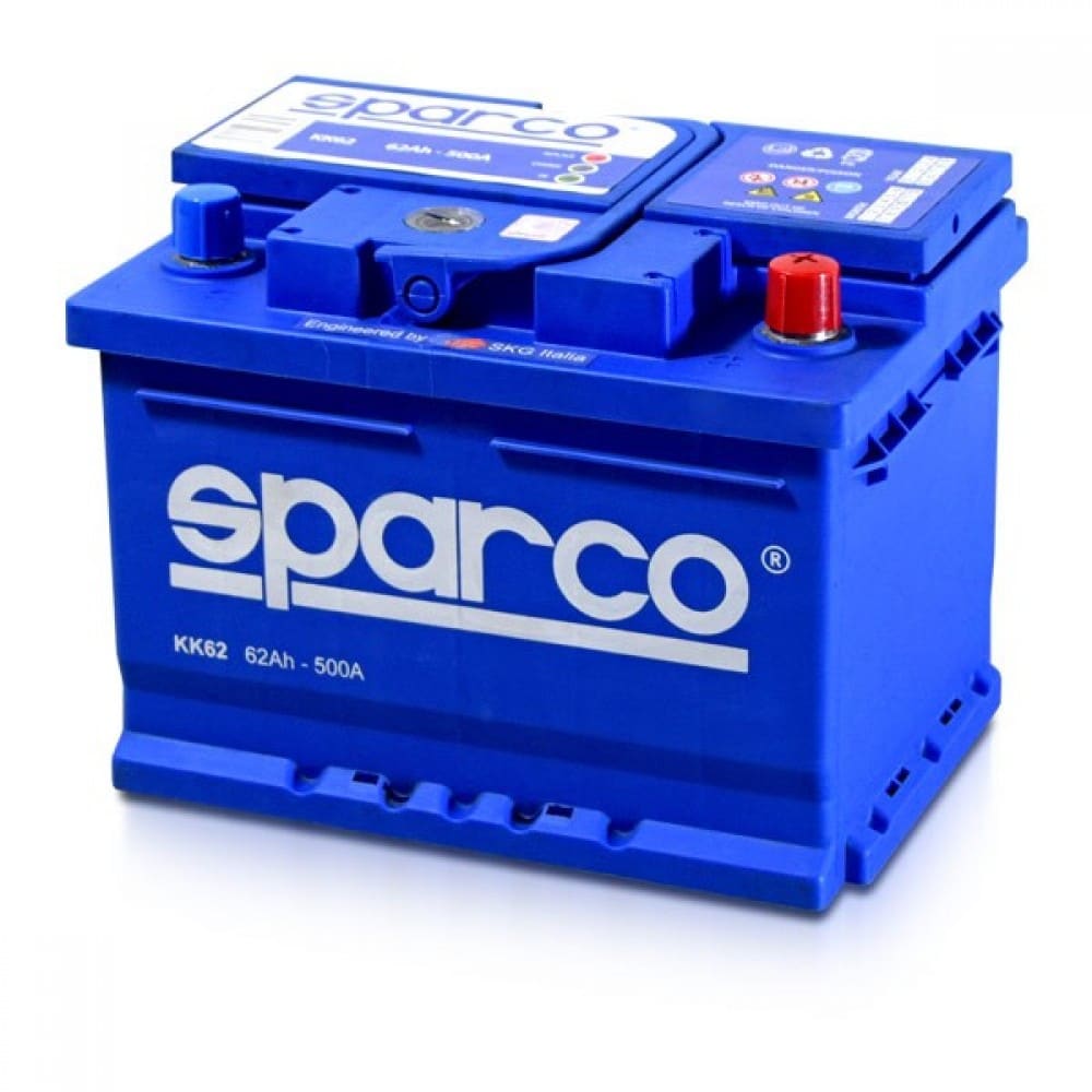 Εικόνα 1 από 1 — Μπαταρια Αυτοκινητου Sparco KK62 με Χωρητικότητα 62Ah και CCA 500A