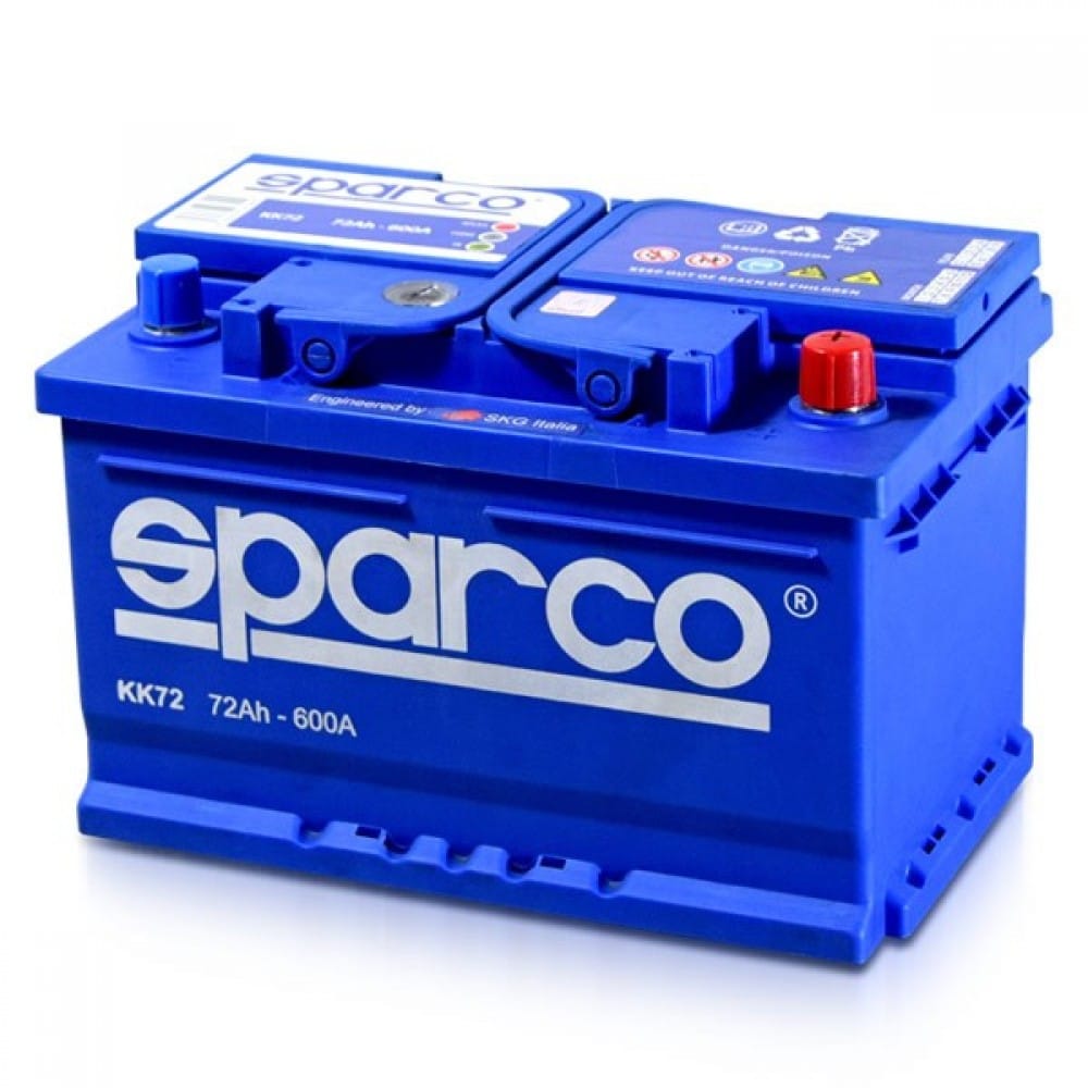 Εικόνα 1 από 1 — Μπαταρια Αυτοκινητου Sparco KK72 με Χωρητικότητα 72Ah και CCA 600A