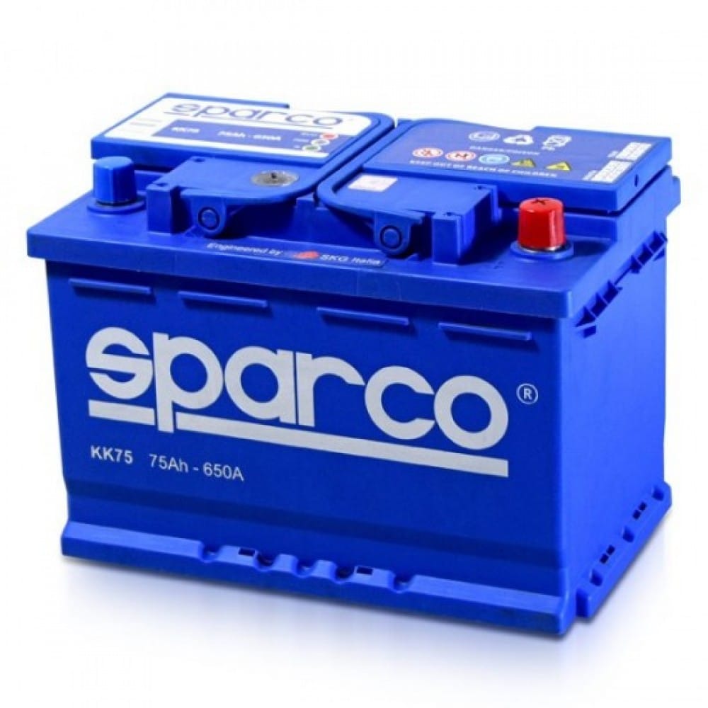 Εικόνα 1 από 1 — Μπαταρια Αυτοκινητου Sparco KK75 με Χωρητικότητα 75Ah και CCA 650A