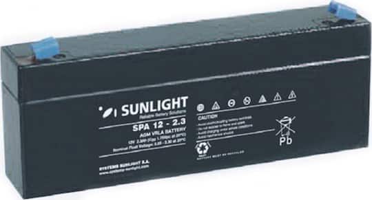 Εικόνα 1 από 1 — Μπαταρια Συναγερμου 12V/2.3Ah Sunlight VRLA