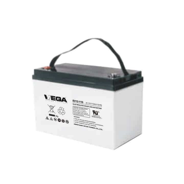 Εικόνα 1 από 1 — Vega Ritar EV12-100SH Μπαταρία UPS με Χωρητικότητα 100Ah και Τάση 12V