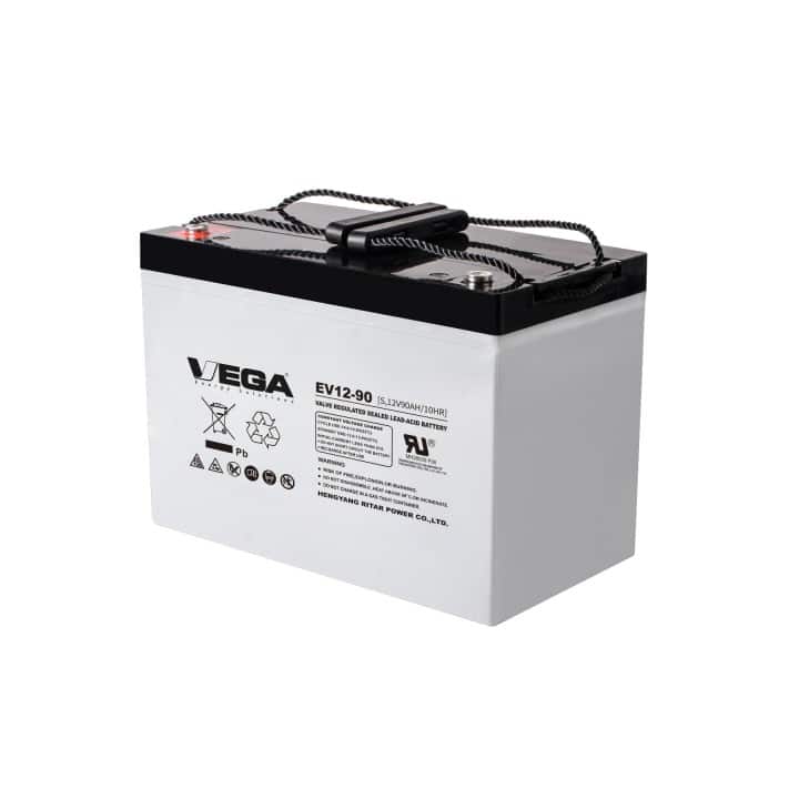 Εικόνα 1 από 1 — Vega Ritar EV12-90S Μπαταρία UPS με Χωρητικότητα 90Ah και Τάση 12V