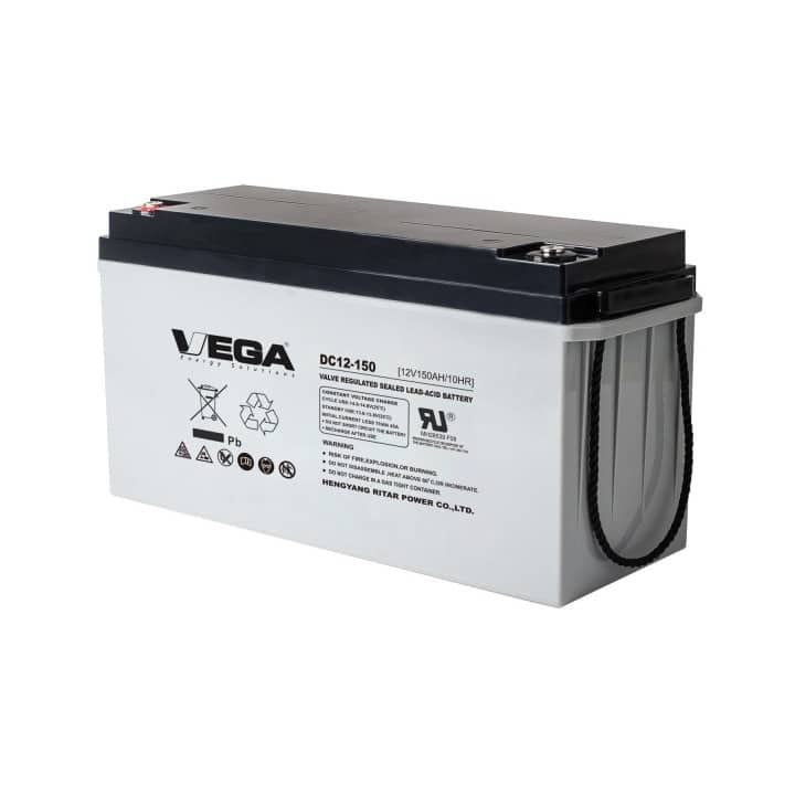 Εικόνα 1 από 1 — Vega Ritar DC12-150 Μπαταρία για σκάφος/ φωτοβολταϊκά με Χωρητικότητα 150Ah και Τάση 12V