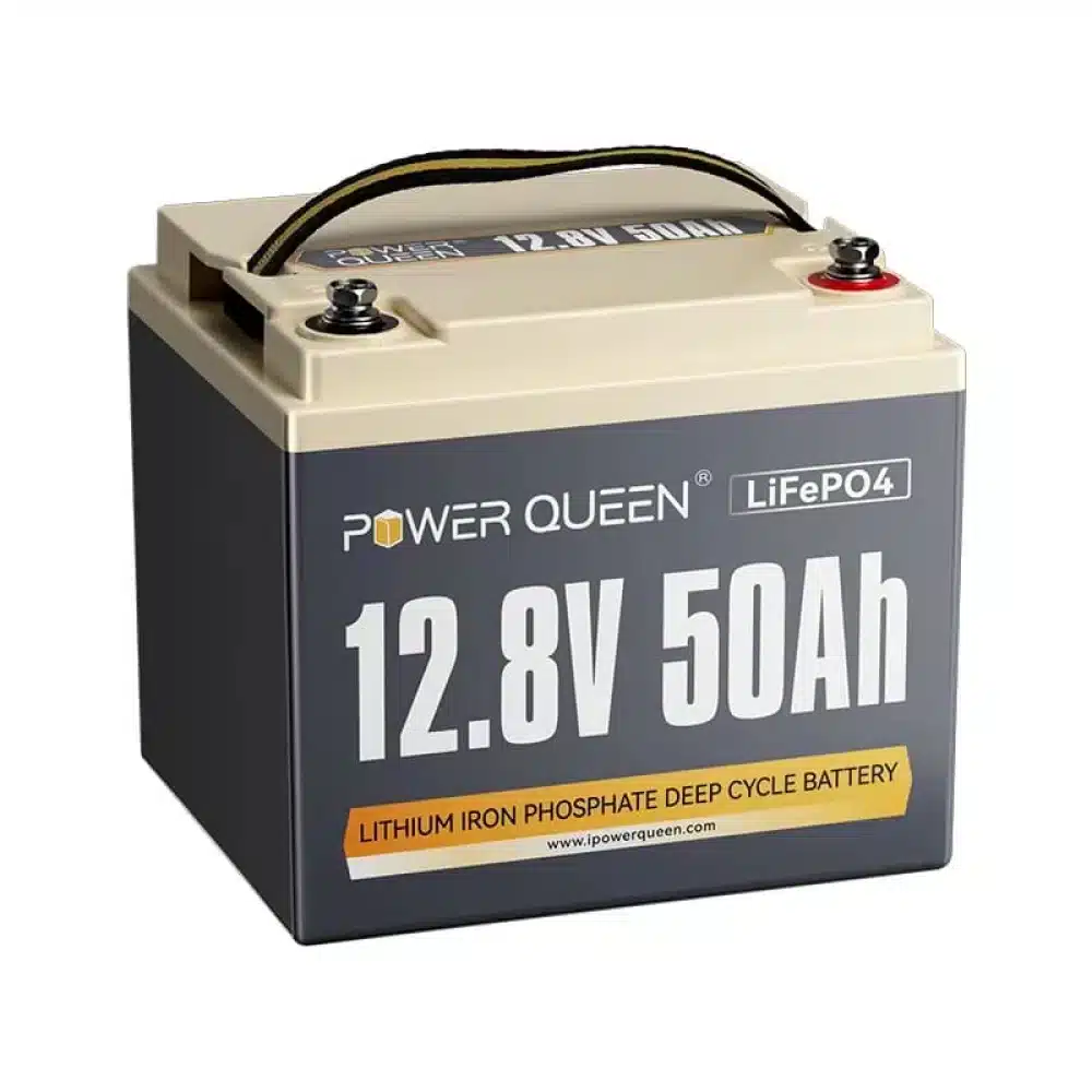 Εικόνα 1 από 1 — Μπαταρία λιθίου Power Queen 50Ah LifePo4 12.8V Group U1