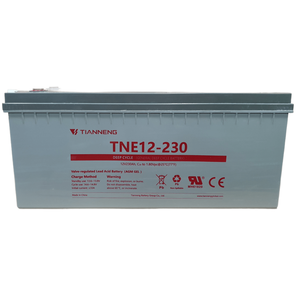 Εικόνα 2 από 3 — Μπαταρία TIANNENG TNE12-230 12V 230Ah (C20) βαθιάς εκφόρτισης