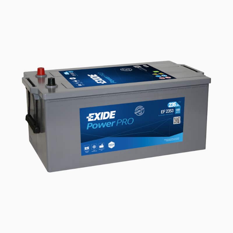 Εικόνα 1 από 1 — Μπαταρία φορτηγού Exide 235Ah EF2353 Power Pro 12V