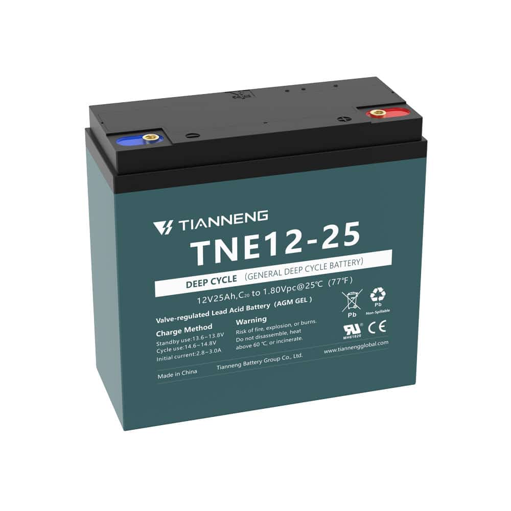Εικόνα 1 από 1 — Μπαταρία TIANNENG TNE12-25 12V 25Ah (C20) (6-DZF-20) βαθιάς εκφόρτισης