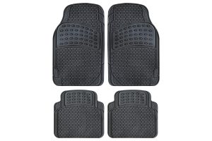 Oto Top - Σετ Πατάκια Αυτοκινήτου Universal από Μαλακό PVC STRATOS EVO – Αντιολισθητικά - 4τμχ. (0007846OT150/OTO)