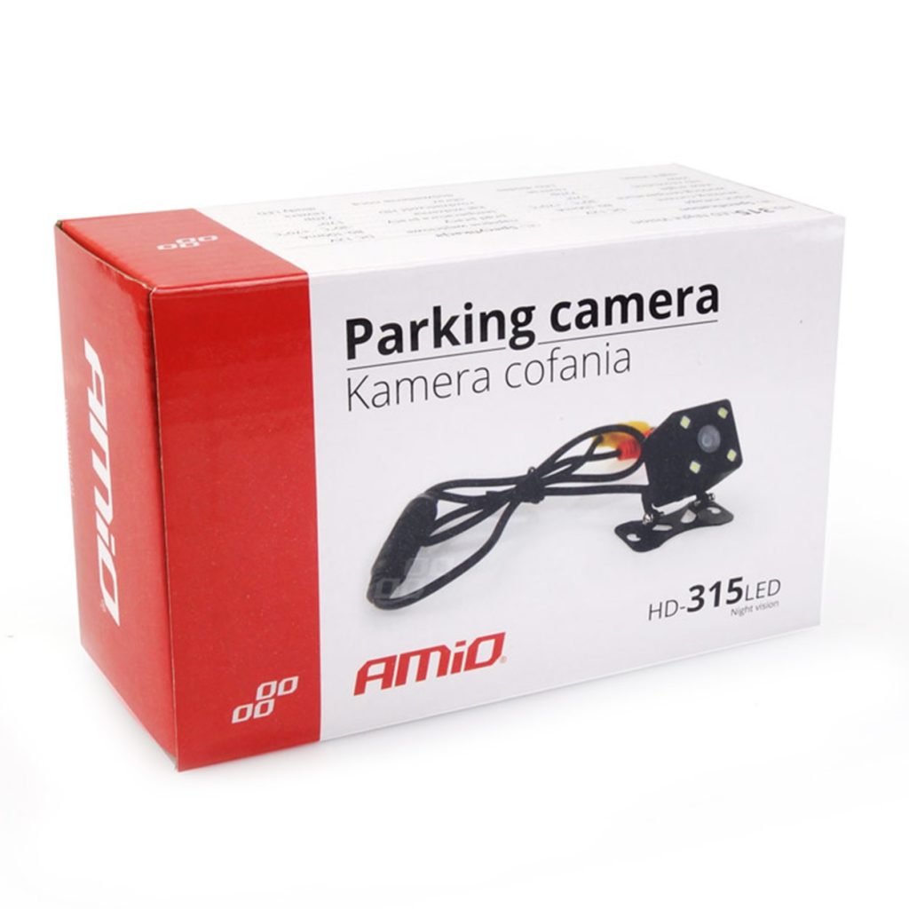 Εικόνα 4 από 4 — Amio – Universal Κάμερα Οπισθοπορείας HD-315 με 4 LED και Μεταλλική Βάση Στήριξης τάση λειτουργίας 12V για Επιβατικά Αυτοκίνητα – 1 τεμ. (01015/AM)