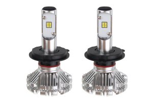 Amio - Λαμπτήρες SX SERIES τύπου H4 τάση λειτουργίας 6/12V απόδοσης 40W 6000K 3200lm με ενσωματωμένη ψύκτρα για Επιβατικά Αυτοκίνητα και Μοτοσυκλέτες - 2 τεμ. (01062/AM)