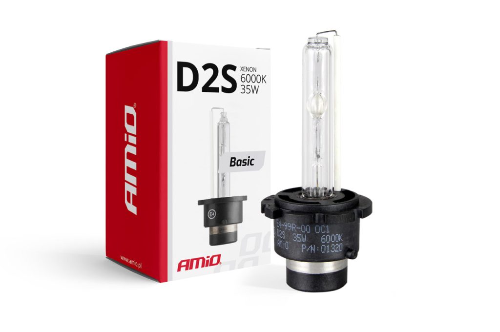 Εικόνα 1 από 1 — Amio – Ανταλλακτική Λάμπα D2S Xenon 12V 35W 6000K Basic Σειρά P32d-2 Λευκό Φως για Φώτα Αυτοκινήτου – 1 τεμ. (01320/AM)