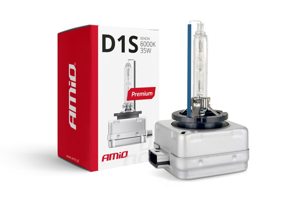 Εικόνα 1 από 2 — Amio – Λάμπα Xenon D1S 12V 35W PK32d-2 8000K Premium για Αυτοκίνητο Ανταλλακτική – 1 Τεμ. (01410/AM)