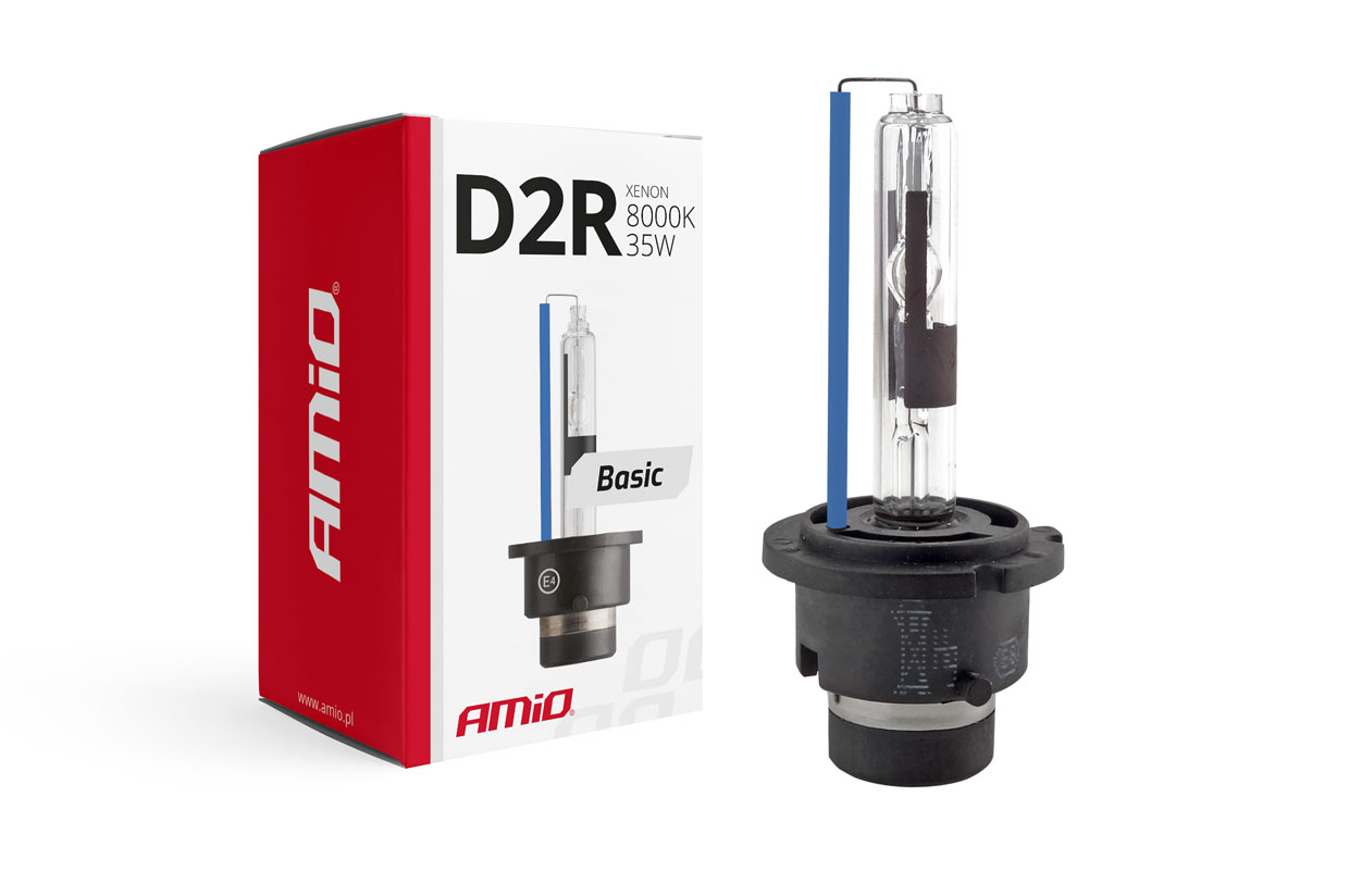 Εικόνα 1 από 2 — Amio – Λάμπα Xenon D2R 12V 35W P32d-3 8000K Basic για Αυτοκίνητο Ανταλλακτική – 1 Τεμ. (01413/AM)