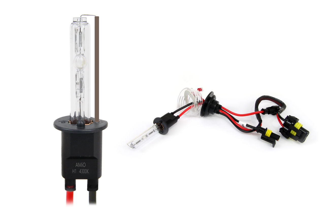 Εικόνα 1 από 1 — Amio – Λάμπα Xenon H1 12V 35W P14.5s 4300K για Kit Xenon Αυτοκινήτου Ανταλλακτική – 1 Τεμ. (01416/AM)