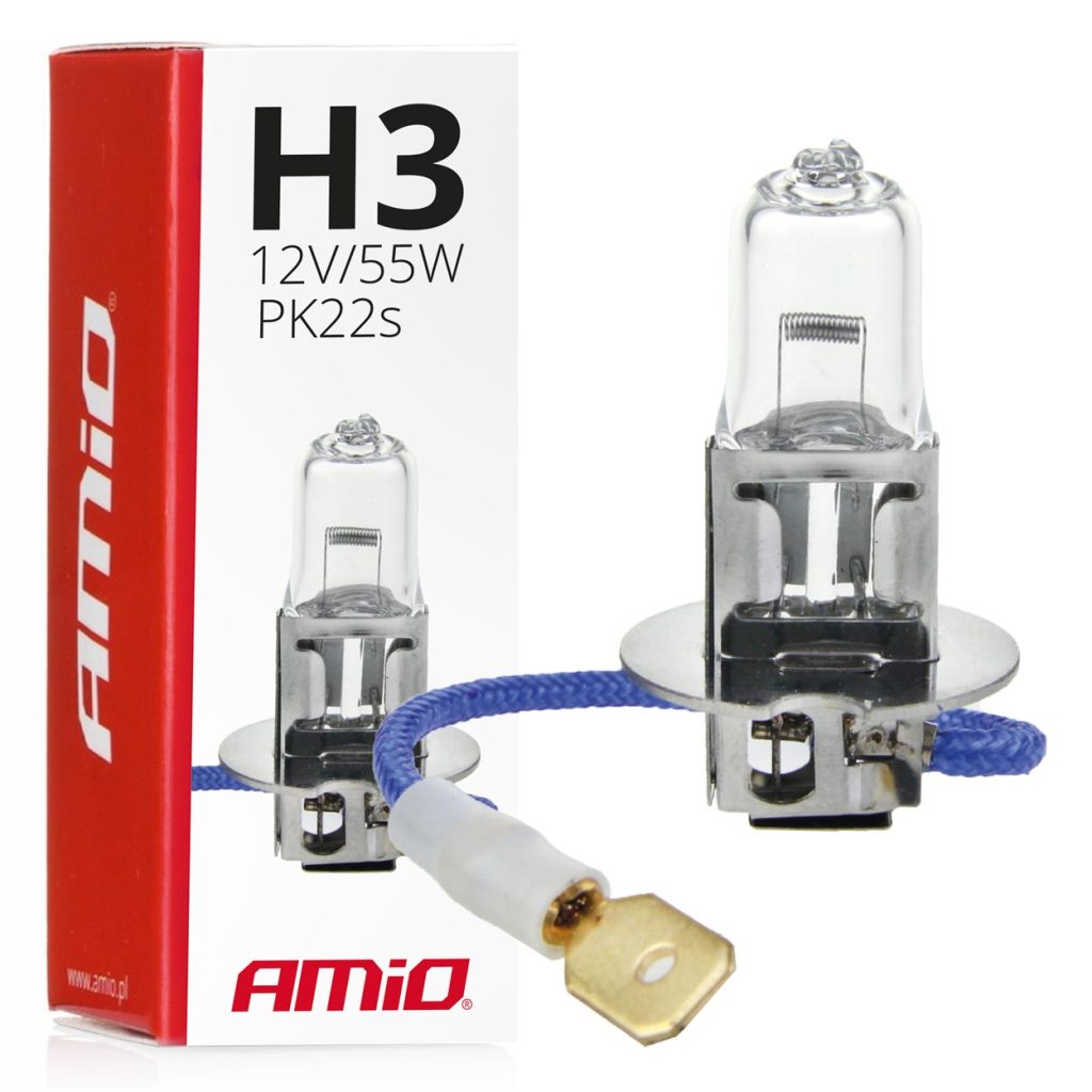 Εικόνα 1 από 3 — Amio – H3 PK22s 12V 55W LumiTec Λαμπτήρας Αλογόνου για Προβολείς / Φώτα Ομίχλης Αυτοκινήτου – 1 Τεμ. (01478/AM)