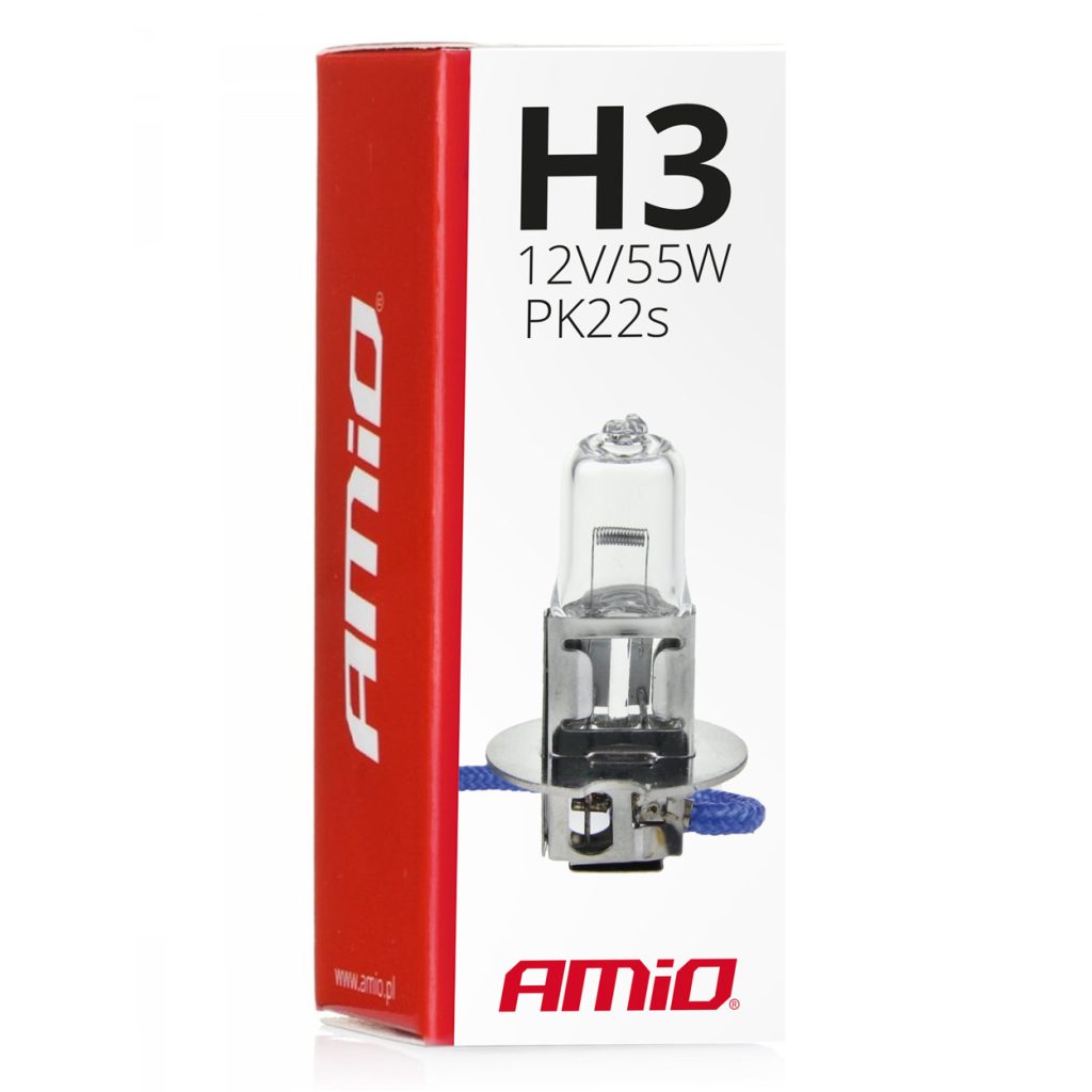 Εικόνα 3 από 3 — Amio – H3 PK22s 12V 55W LumiTec Λαμπτήρας Αλογόνου για Προβολείς / Φώτα Ομίχλης Αυτοκινήτου – 1 Τεμ. (01478/AM)