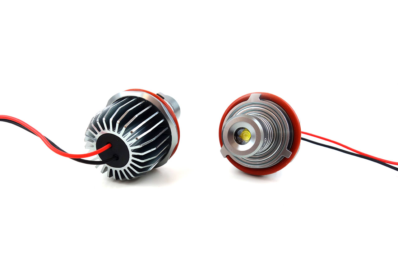 Εικόνα 3 από 4 — Amio – LED Λαμπάκια Angel Eyes 10W 270lm 5600K CANBUS για BMW Σειρά 1 3 5 για Καθαρό Λευκό Φως & Χωρίς Σφάλματα – Σετ 2 Τεμ. (01540/AM)
