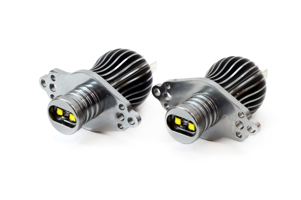Εικόνα 2 από 2 — Amio – LED Λαμπάκια Angel Eyes 20W 340lm 5600K CANBUS για BMW Σειρά 3 E90 Sedan / E91 Station Wagon 2008 (LCI Halogen) για Καθαρό Λευκό Φως & Χωρίς Σφάλματα – Σετ 2 Τεμ. (01542/AM)