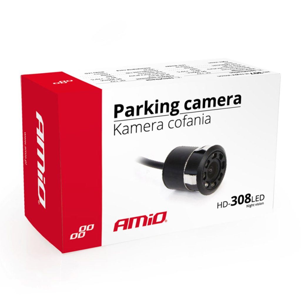 Εικόνα 4 από 4 — Amio – Κάμερα Οπισθοπορείας HD-308 LED Night Vision 12V 720p Φ18-22mm για Διακριτική Εγκατάσταση & Ασφαλές Παρκάρισμα – 1 Τεμ. (01595/AM)