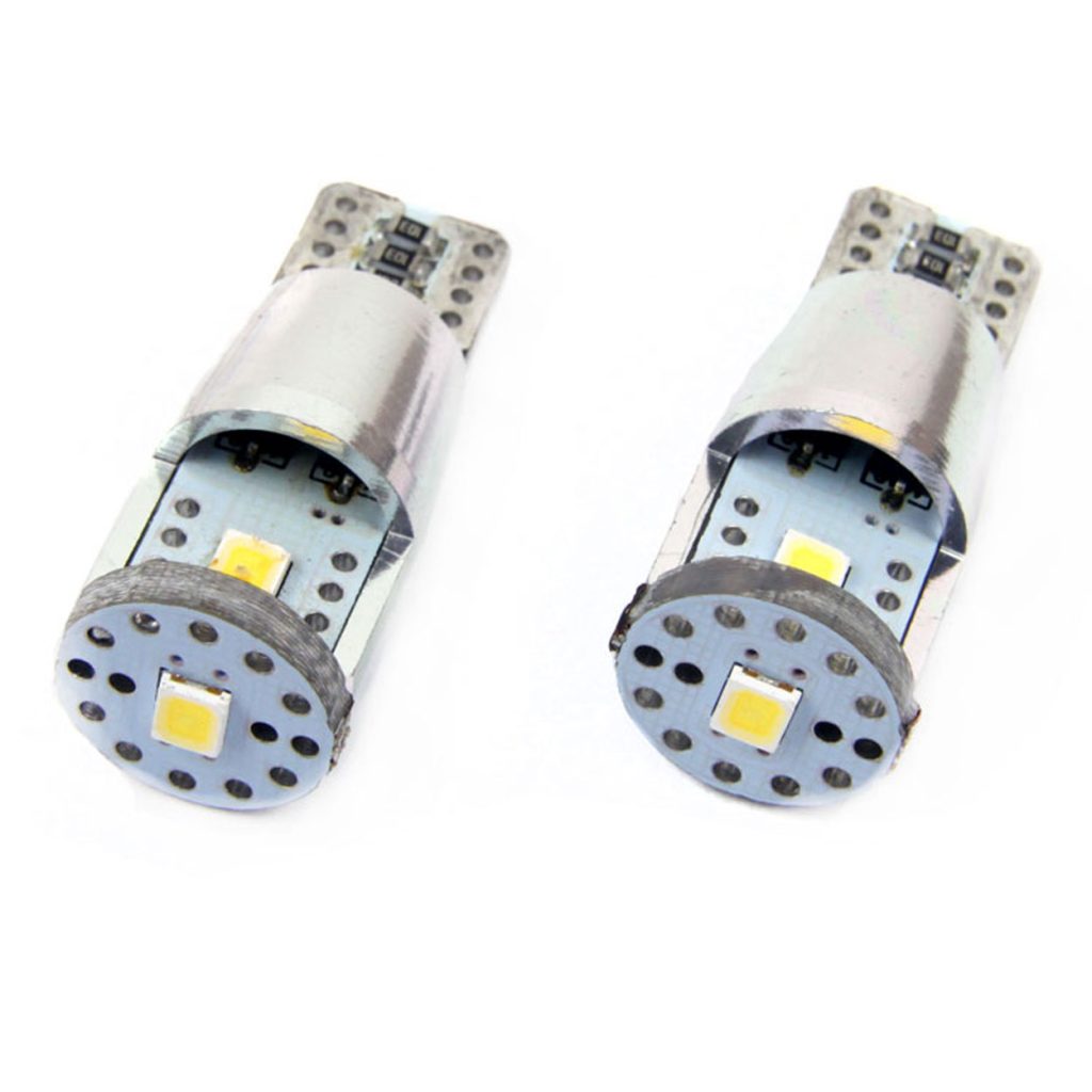 Εικόνα 4 από 5 — Amio – Λαμπάκια LED T10 W5W 12/24V 2.4W 5600K 3xSMD 2835 CANBUS Καρφωτά για Ισχυρό Λευκό Φωτισμό χωρίς Σφάλματα – Σετ 2 Τεμ. (01637/AM)