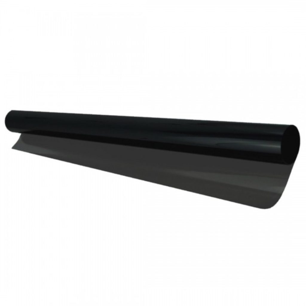 Εικόνα 1 από 3 — Amio – Αντιηλιακή Μεμβράνη Φιμέ Super Dark Black 5% 75x300cm Για Μέγιστη Σκίαση Και Προστασία Από UV Για Τζάμια Αυτοκινήτου – 1 Τεμ. (01657/AM)