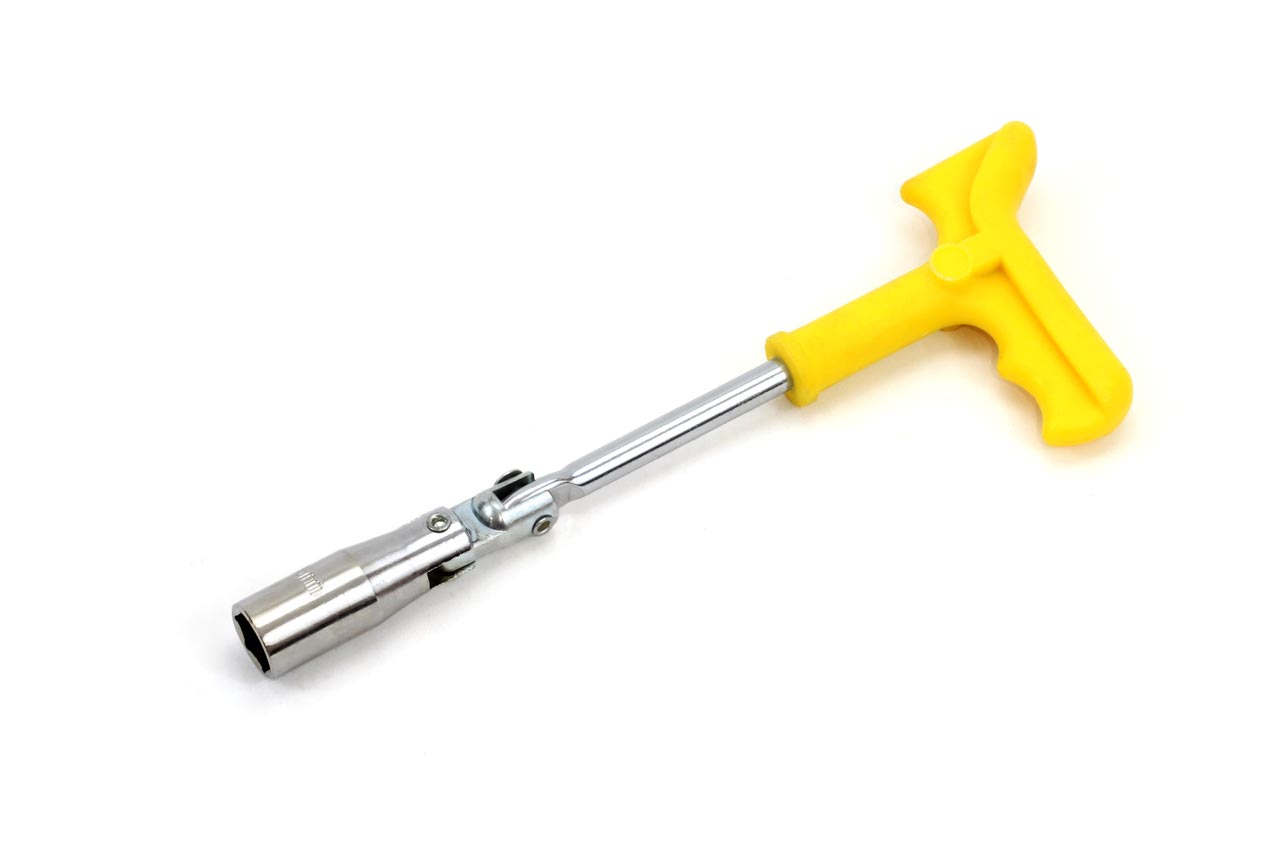 Εικόνα 1 από 1 — Amio – Μπουζόκλειδο T-Handle 16mm για Εύκολο Λύσιμο και Σφίξιμο Μπουζί με Σταθερό Κράτημα και Άνετη Χρήση – 1 Τεμ. (01719/AM)