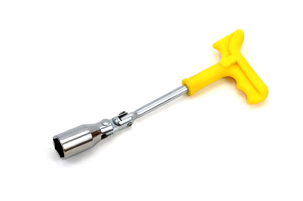 Εικόνα 1 από 1 — Amio – Μπουζόκλειδο T-Handle 21mm για Εύκολο Λύσιμο και Σφίξιμο Μπουζί με Σταθερό Κράτημα και Άνετη Χρήση – 1 Τεμ. (01720/AM)
