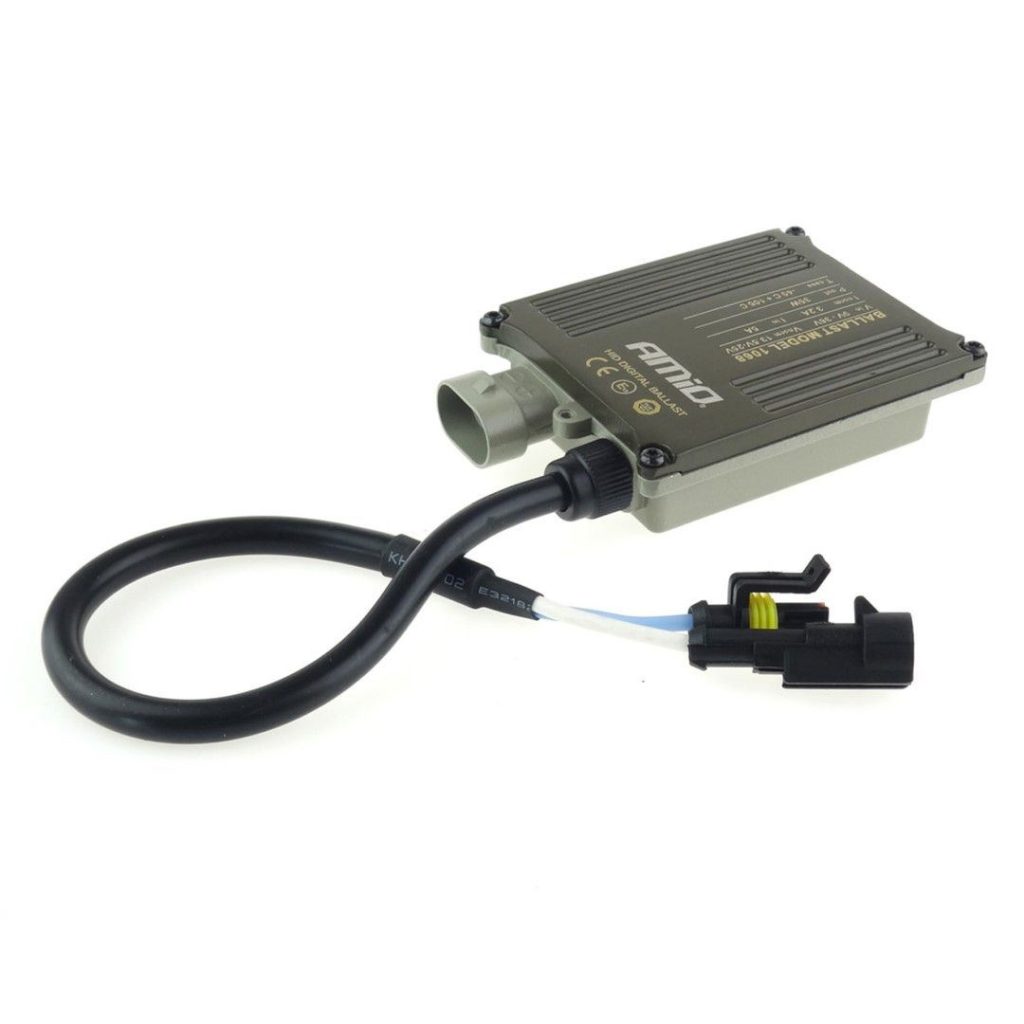 Εικόνα 2 από 3 — Amio – Kit Xenon Bi-Xenon H4-3 8000K 35W CANBUS 12/24V για έντονο ψυχρό φωτισμό και καθαρή δέσμη χωρίς σφάλματα στο καντράν – 1 Σετ (01793/AM)