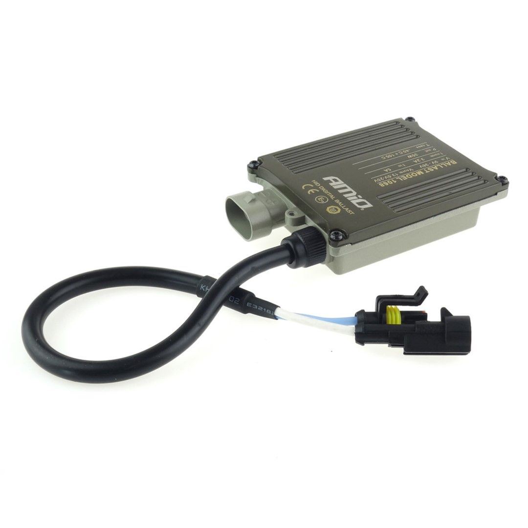 Εικόνα 2 από 3 — Amio – Kit Xenon Bi-Xenon H4-3 8000K 35W CANBUS 12/24V για έντονο ψυχρό φωτισμό και καθαρή δέσμη χωρίς σφάλματα στο καντράν – 1 Σετ (01793/AM)