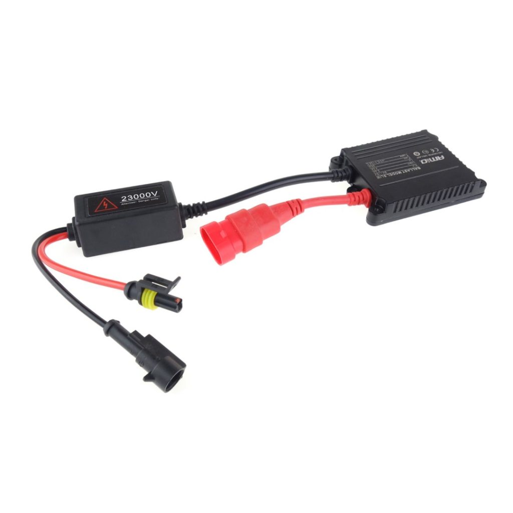 Εικόνα 1 από 2 — Amio – Kit Xenon Bi-Xenon H4-3 6000K 35W 12V με SLIM ballast για ισχυρό λευκό φωτισμό δρόμου και καθαρή δέσμη σε μεσαία και μεγάλη σκάλα – 1 Σετ (01943/AM)