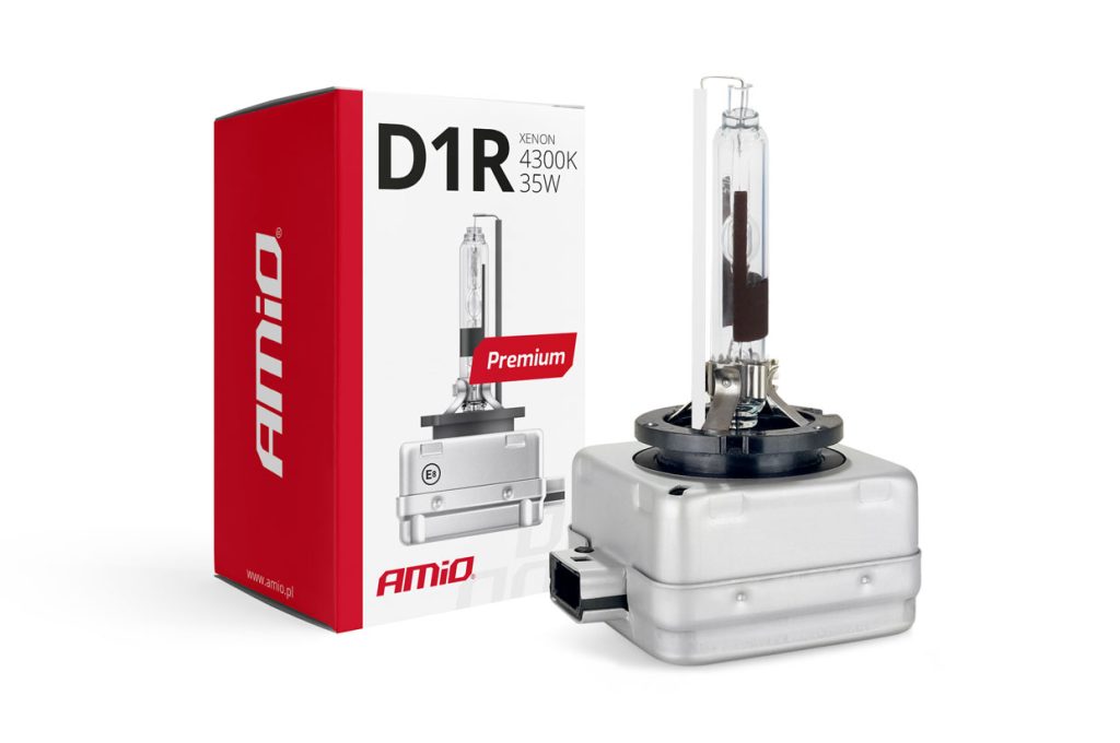Εικόνα 1 από 2 — Amio – Λάμπα Xenon D1R 4300K 35W 12V Premium για αντικατάσταση εργοστασιακών και aftermarket xenon με φυσικό φωτισμό και σταθερή απόδοση με ενσωματωμένο igniter – 1 Τεμ. (01966/AM)