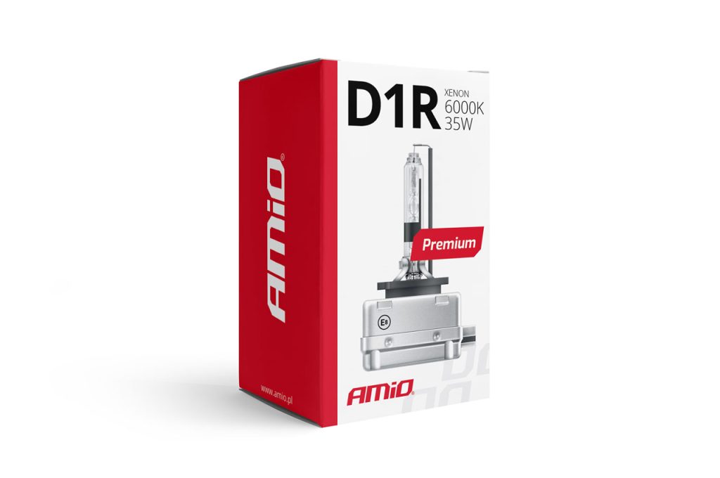 Εικόνα 2 από 2 — Amio – Λάμπα Xenon D1R 6000K 35W 12V Premium για αντικατάσταση εργοστασιακών και aftermarket xenon με καθαρό λευκό φωτισμό και σταθερή απόδοση με ενσωματωμένο igniter – 1 Τεμ. (01967/AM)