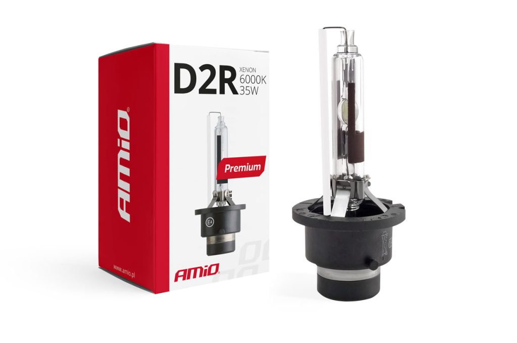 Εικόνα 1 από 2 — Amio – Λάμπα Xenon D2R 6000K 35W 12V Premium για αντικατάσταση εργοστασιακών και aftermarket xenon με καθαρό λευκό φωτισμό και σταθερή απόδοση χωρίς τροποποιήσεις – 1 Τεμ. (01971/AM)