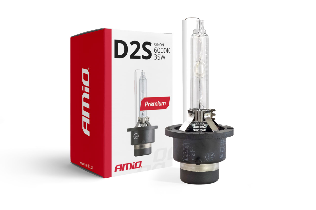 Εικόνα 1 από 1 — Amio – Λάμπα Xenon D2S 6000K 35W 12V Premium για αντικατάσταση εργοστασιακών και aftermarket xenon με καθαρό λευκό φωτισμό και σταθερή απόδοση χωρίς τροποποιήσεις – 1 Τεμ. (01976/AM)