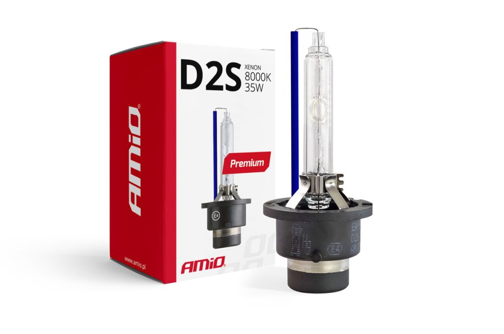 Εικόνα 1 από 1 — Amio – Λάμπα Xenon D2S 8000K 35W 12V Premium για αντικατάσταση εργοστασιακών και aftermarket xenon με έντονο ψυχρό φωτισμό και σταθερή απόδοση χωρίς τροποποιήσεις – 1 Τεμ. (01977/AM)