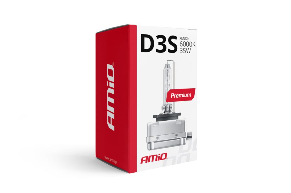 Εικόνα 2 από 3 — Amio – Λάμπα Xenon D3S 6000K 35W 12V Premium για αντικατάσταση εργοστασιακών και aftermarket xenon με καθαρό λευκό φωτισμό και σταθερή απόδοση με ενσωματωμένο igniter – 1 Τεμ. (01979/AM)