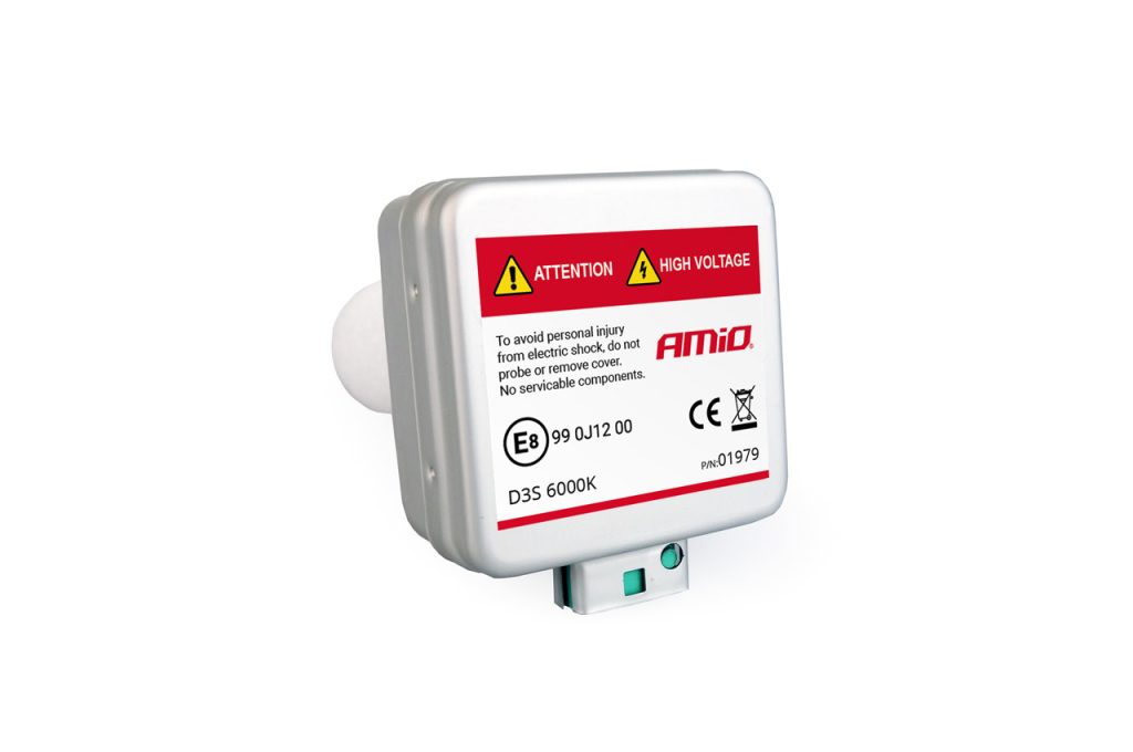 Εικόνα 3 από 3 — Amio – Λάμπα Xenon D3S 6000K 35W 12V Premium για αντικατάσταση εργοστασιακών και aftermarket xenon με καθαρό λευκό φωτισμό και σταθερή απόδοση με ενσωματωμένο igniter – 1 Τεμ. (01979/AM)