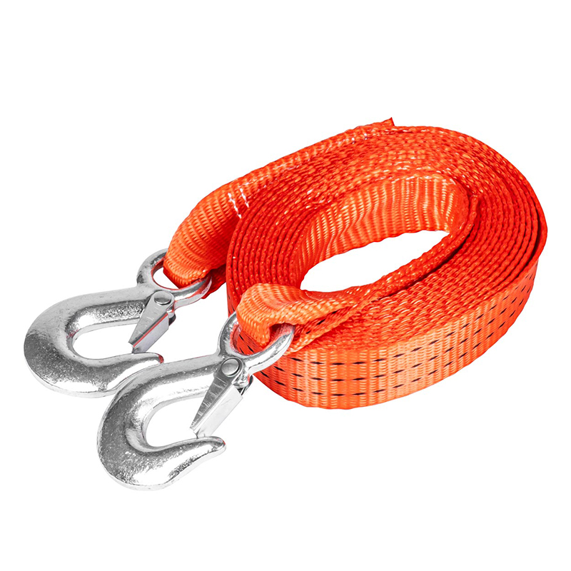 Εικόνα 1 από 4 — AMiO – Ιμάντας Ρυμούλκησης Tow Rope 35 mm 3000 kg 5 m με Γάντζους και Ασφάλεια Hook+Hook – 1 Τεμ. (02011/AM)