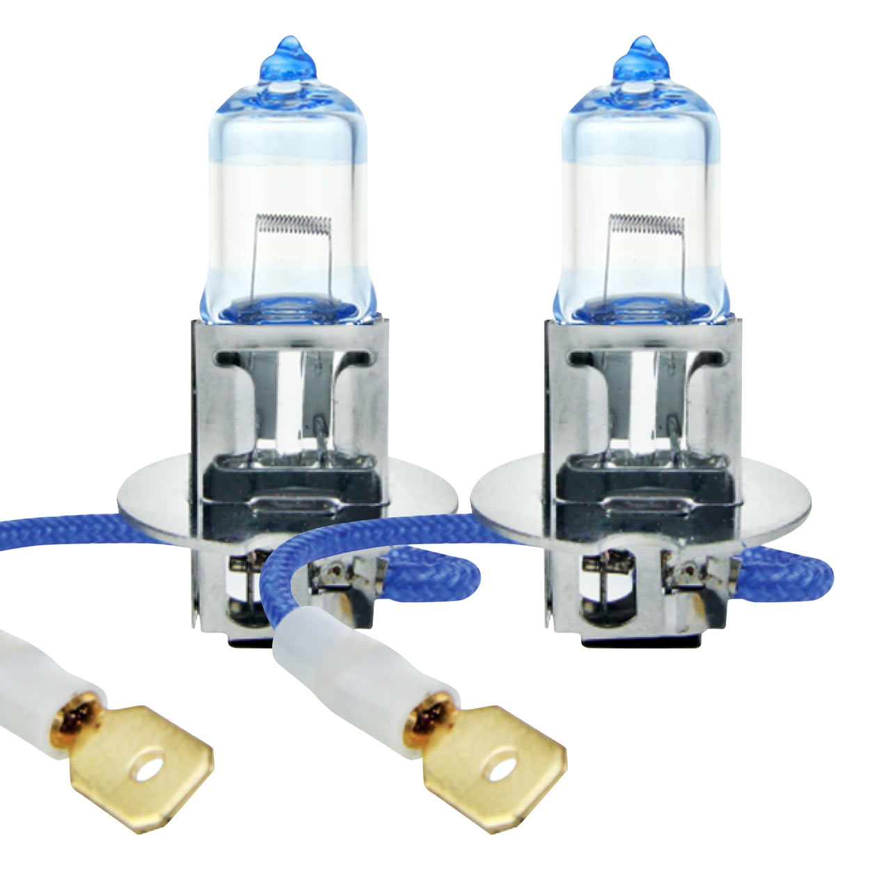 Εικόνα 2 από 5 — Amio – Λάμπες Αλογόνου H3 12V 55W PK22s Lumitec Limited +130% έως 40m με λευκό φως 4300K για βελτιωμένη ορατότητα και ασφαλή οδήγηση με έγκριση E1 – 2 Τεμ. (02102/AM)