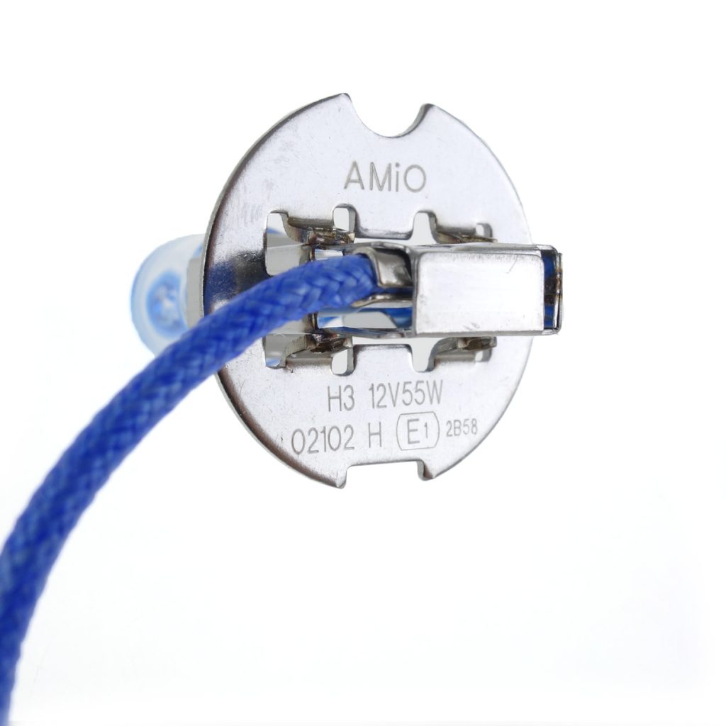 Εικόνα 4 από 5 — Amio – Λάμπες Αλογόνου H3 12V 55W PK22s Lumitec Limited +130% έως 40m με λευκό φως 4300K για βελτιωμένη ορατότητα και ασφαλή οδήγηση με έγκριση E1 – 2 Τεμ. (02102/AM)