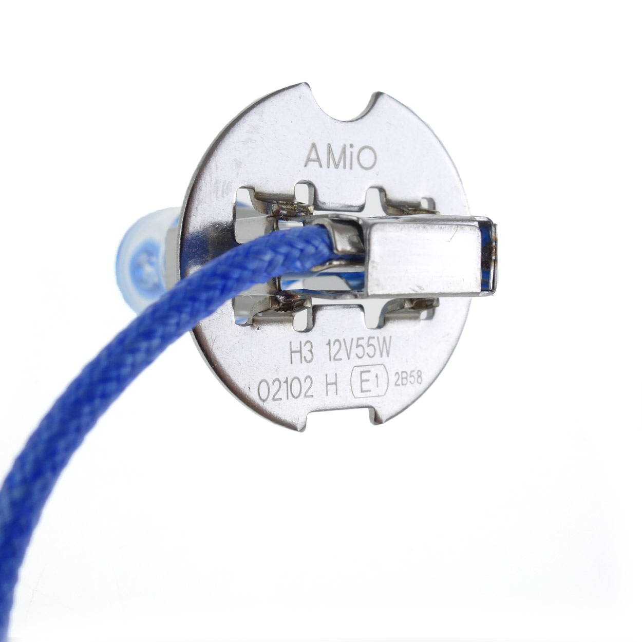 Εικόνα 4 από 5 — Amio – Λάμπες Αλογόνου H3 12V 55W PK22s Lumitec Limited +130% έως 40m με λευκό φως 4300K για βελτιωμένη ορατότητα και ασφαλή οδήγηση με έγκριση E1 – 2 Τεμ. (02102/AM)