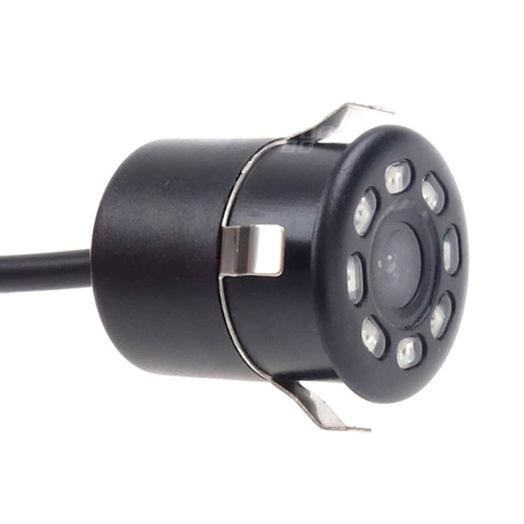 Εικόνα 1 από 4 — Amio – Κάμερα οπισθοπορείας HD-307 IR Night Vision με LED 18mm 12V, εξασφαλίστε απόλυτη ορατότητα στο σκοτάδι με υπέρυθρες διόδους για ασφαλές παρκάρισμα – 1 Τεμ. (02164/AM)