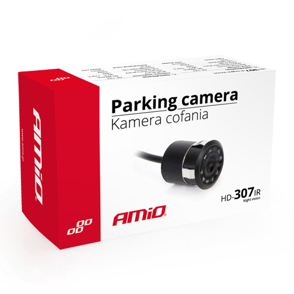 Εικόνα 4 από 4 — Amio – Κάμερα οπισθοπορείας HD-307 IR Night Vision με LED 18mm 12V, εξασφαλίστε απόλυτη ορατότητα στο σκοτάδι με υπέρυθρες διόδους για ασφαλές παρκάρισμα – 1 Τεμ. (02164/AM)